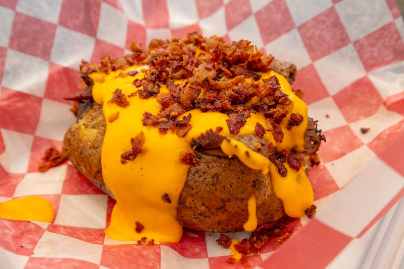 Signature stuffed calzone baked golden with ricotta and sausage